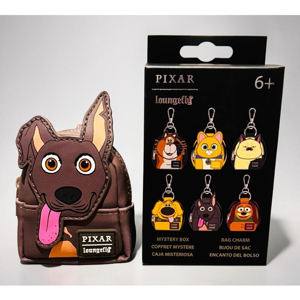 Loungefly Disney Pixar Coco Dante Mini Backpack Bag Charm Keychain New